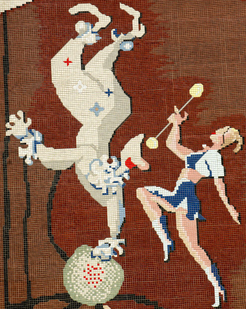 Pershing Center mural